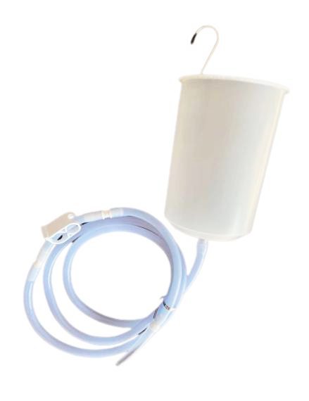 Клизма Мек Накрайник Силиконов Маркуч и Степенен Стопер