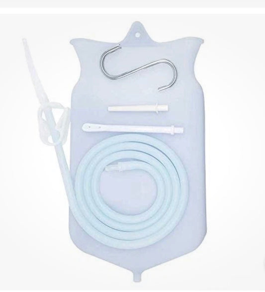 100% Силиконова Клизма 2.3л Обем 3 Метра Маркуч